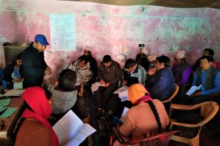 People attending to Sanibheri Gaunpalika Periodic Planning Workshop facilitated by the International IDEA team