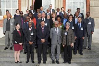 Participants of an Expert Review Meeting on Commonwealth legislative approaches to political finance regulation, organized by the Commonwealth Secretariat in London on 10–11 February. Photo credit: The Commonwealth Secretariat