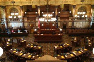 Interior of Kansas senate