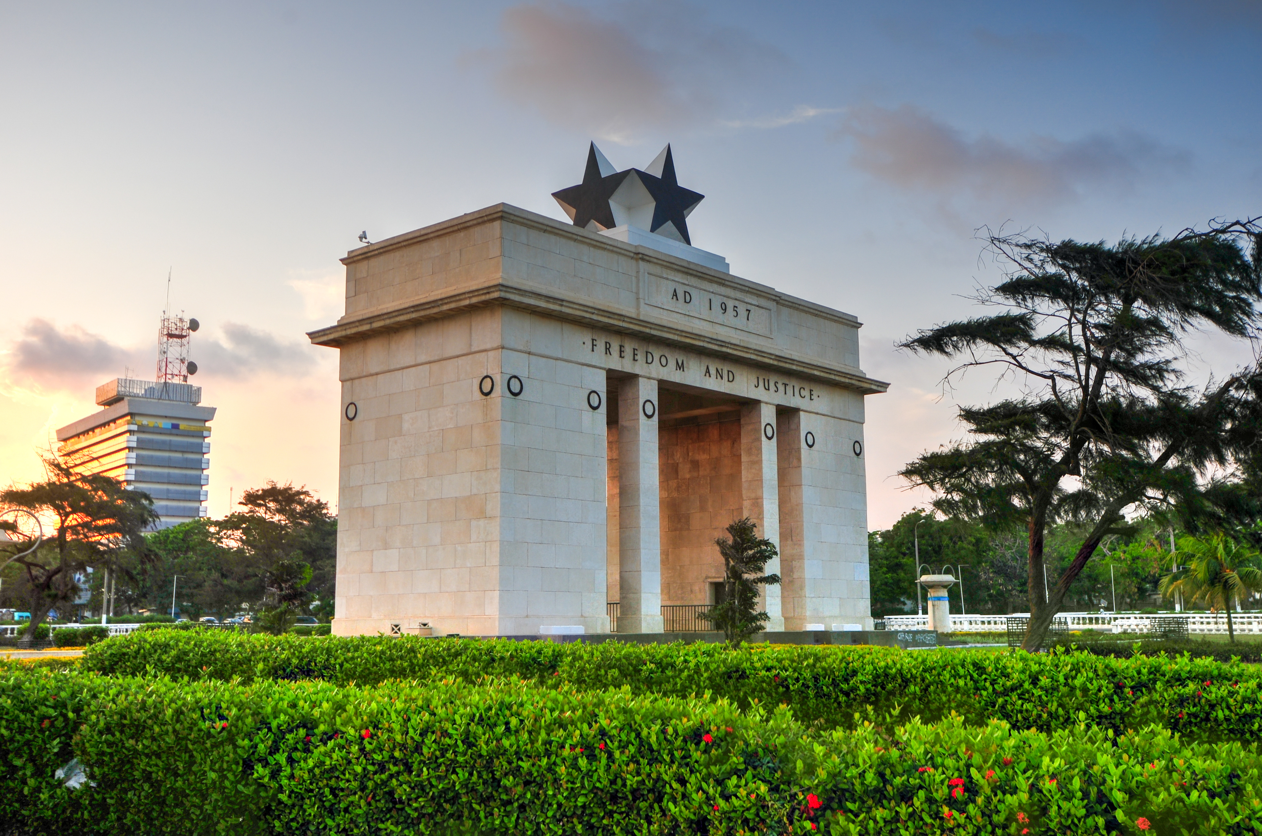 Independence Arch. Photo credit: demerzel21, https://stock.adobe.com/uk/search?k=ghana&search_type=usertyped&asset_id=75565421 Featured image