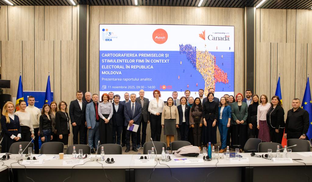 Participants at the launch of the report