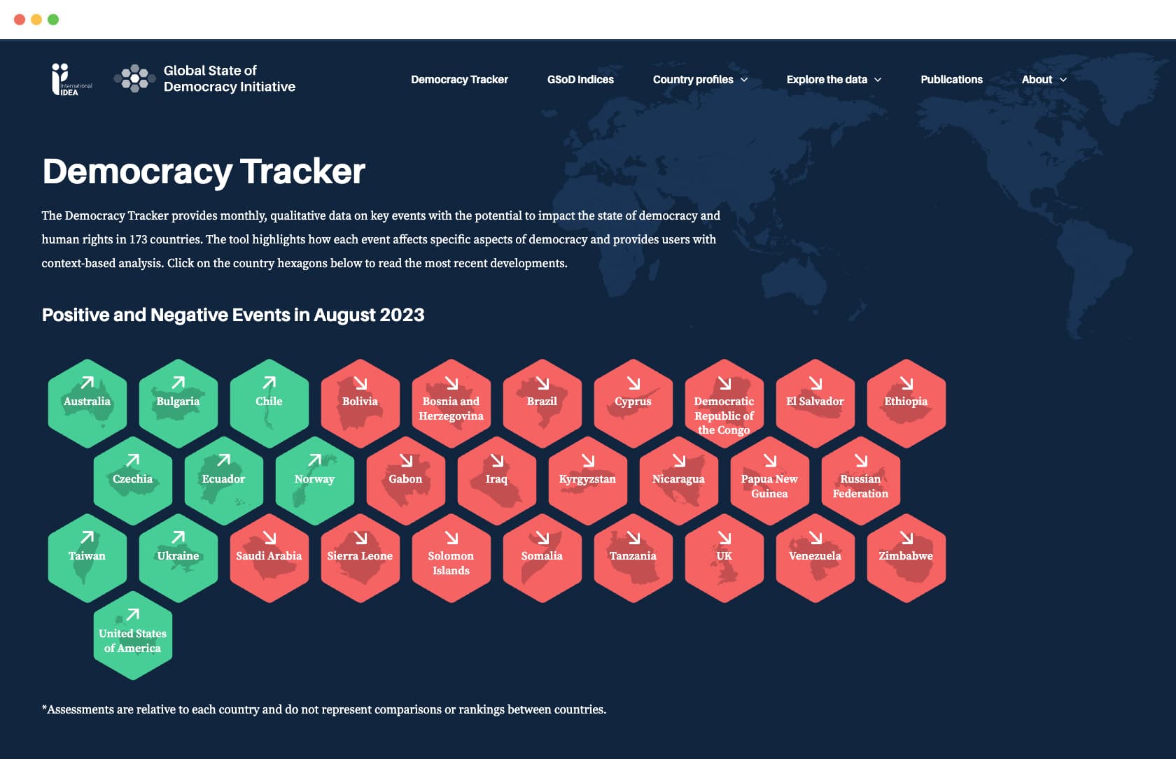 Mapped: The State of Global Democracy in 2022