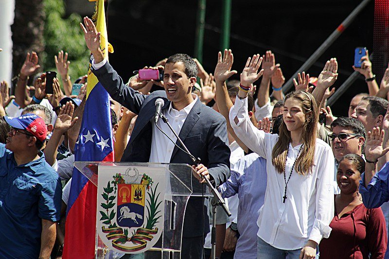 Marcha de protesta contra Maduro convocada por Juan Guaido