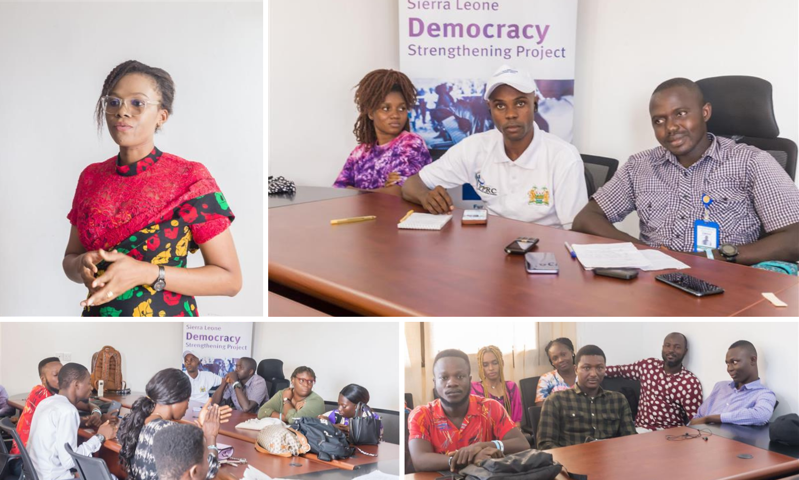 Youths trainees reflecting on lessons learned, successes, challenges and opportunities of the Programme. Photo credit: International IDEA