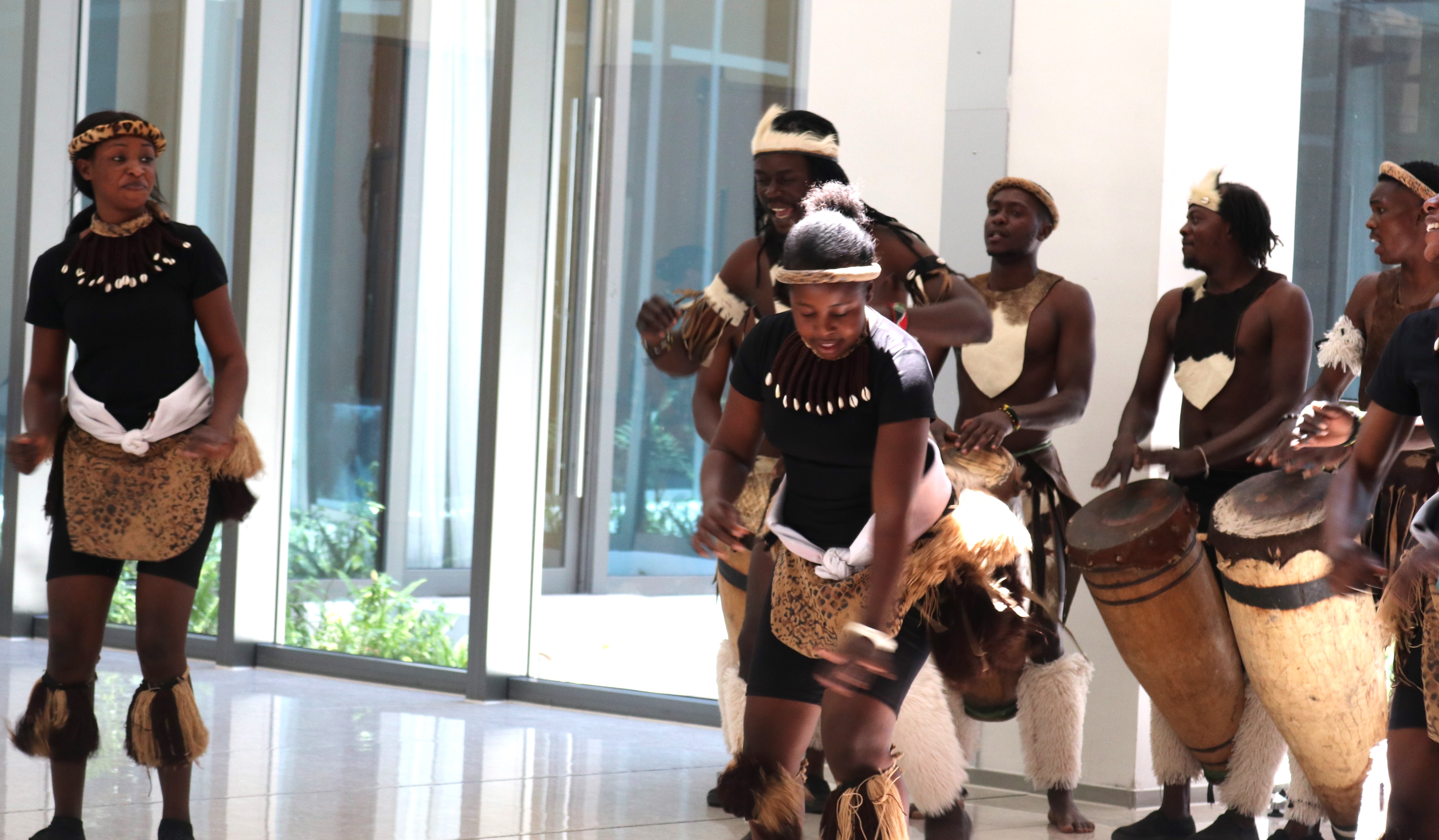 Zambian traditional dance during the opening of the East and Southern Africa Governance Forum in Lusaka, Zambia, photo by International IDEA.