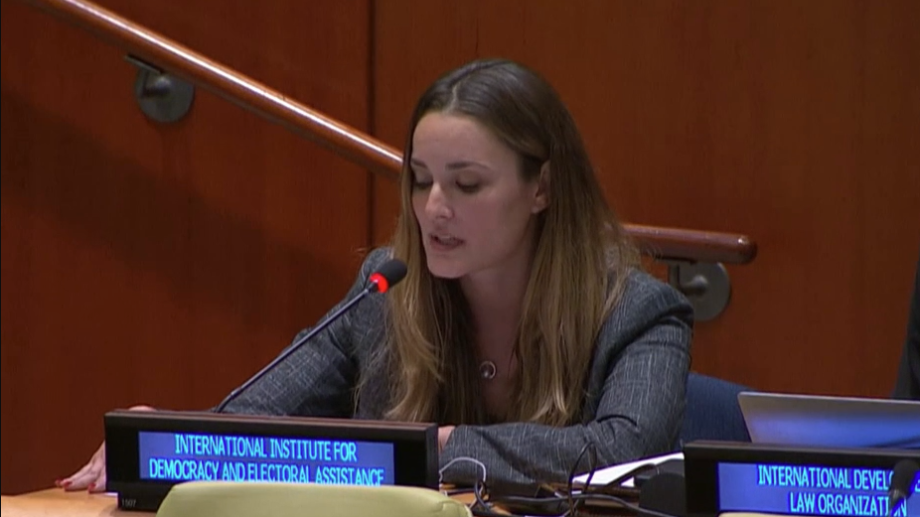 Statement delivered by Ms. Amanda Sourek, Outreach and United Nations Liaison in New York.