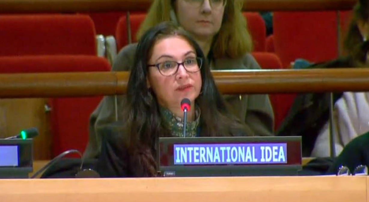 Statement delivered by Ms Annika Silva-Leander on behalf of International IDEA