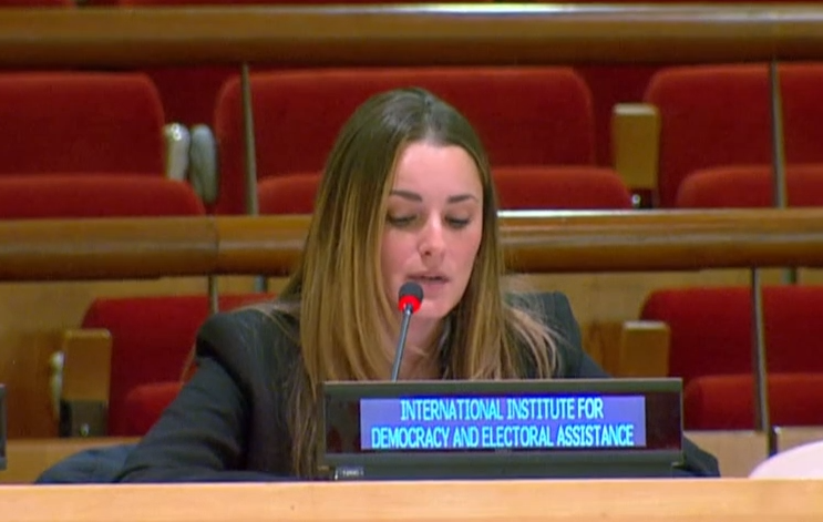 Statement delivered by Ms Amanda Sourek on behalf of International IDEA