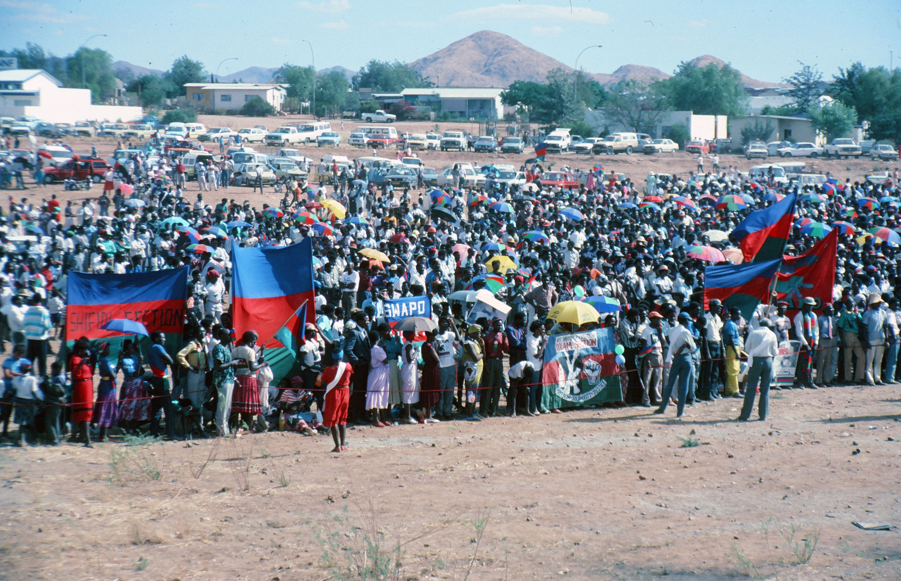 South West Africa People’s Organization (SWAPO) rally crowd