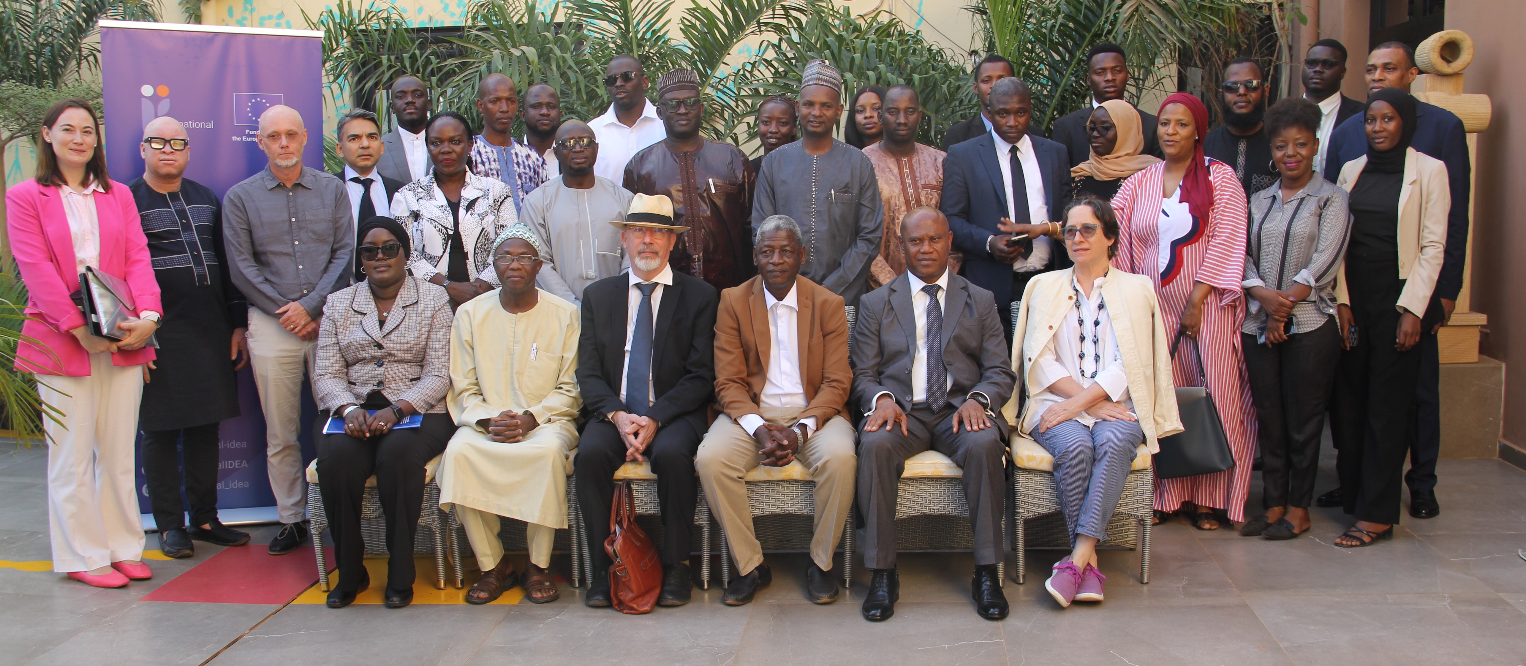 Members of the Standing Committee on Human Rights, Solicitor General, EU Ambassador and officials from International IDEA.