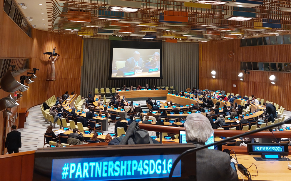 Action Segment on SDG16 at the ECOSOC Partnership Forum on 30 January 2024. Image credit: Annika Silva-Leander.