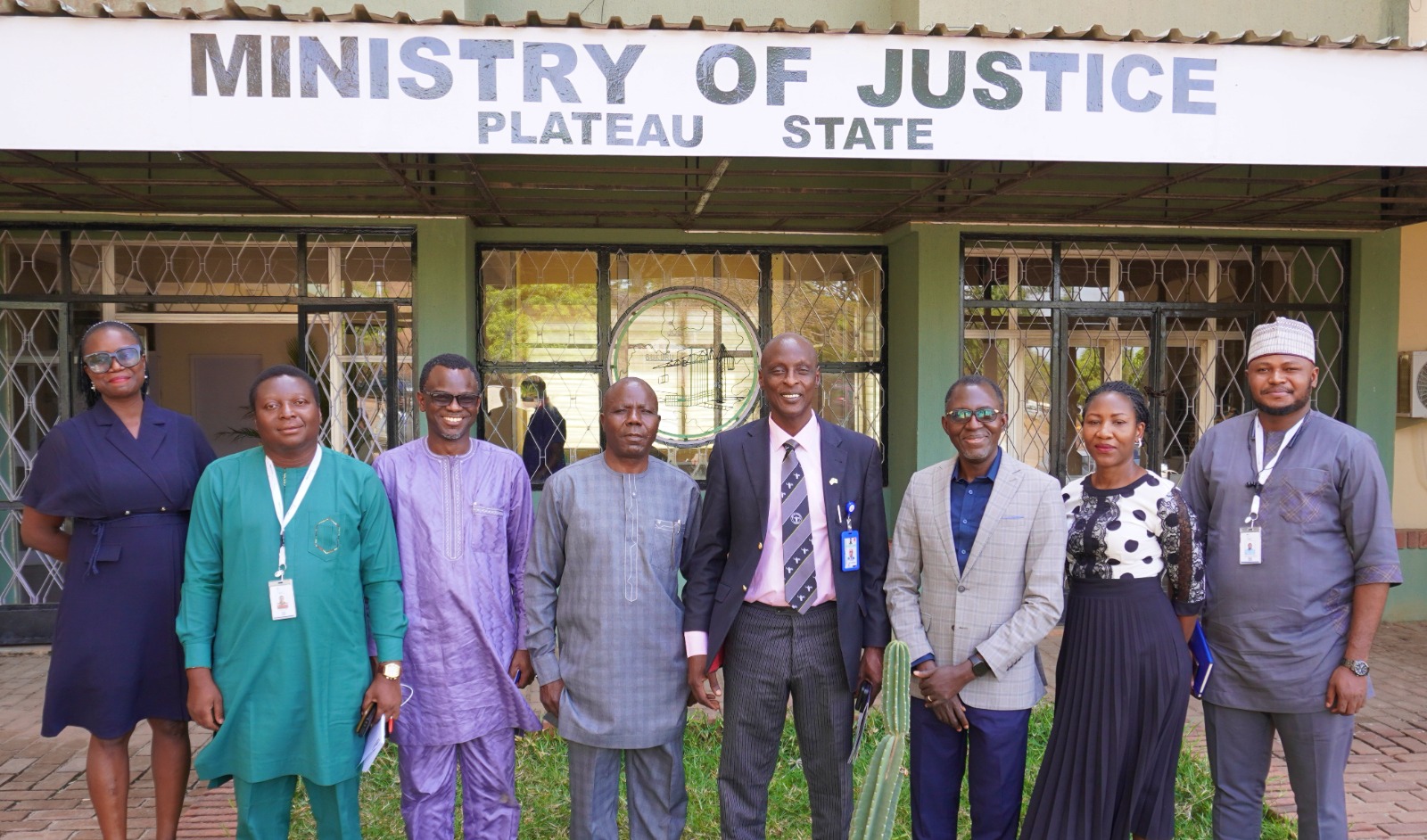 The Accountant General, Plateau State, The Permanent Secretary of the Ministry of Justice and the International IDEA team 