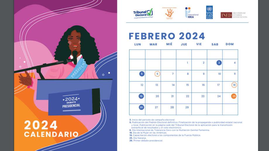 Calendario político electoral de género 2024 - Panamá - Febrero