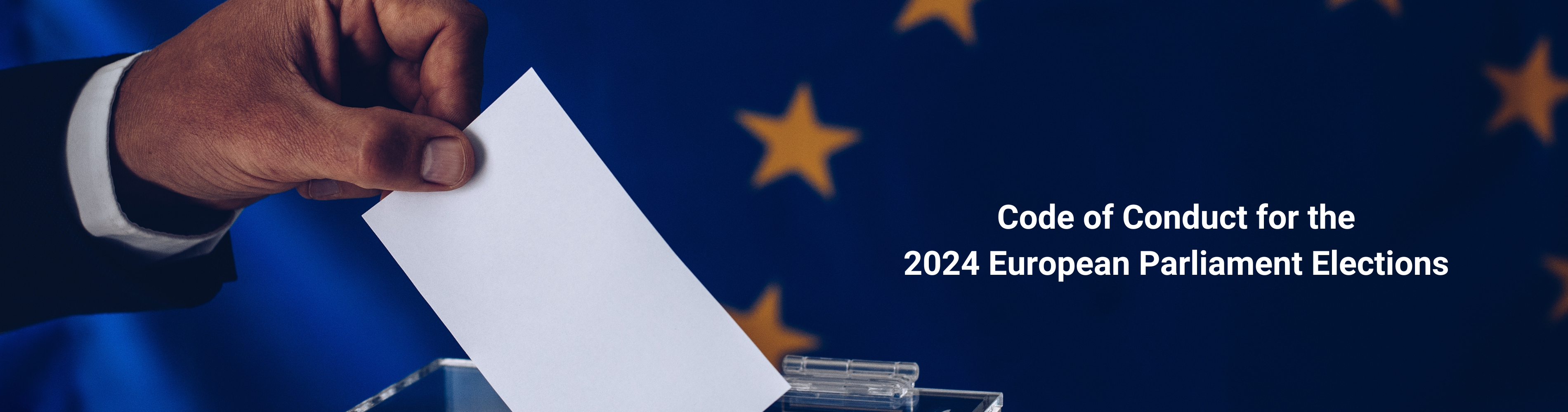Code of Conduct for the 2024 European Parliament Elections-homepage
