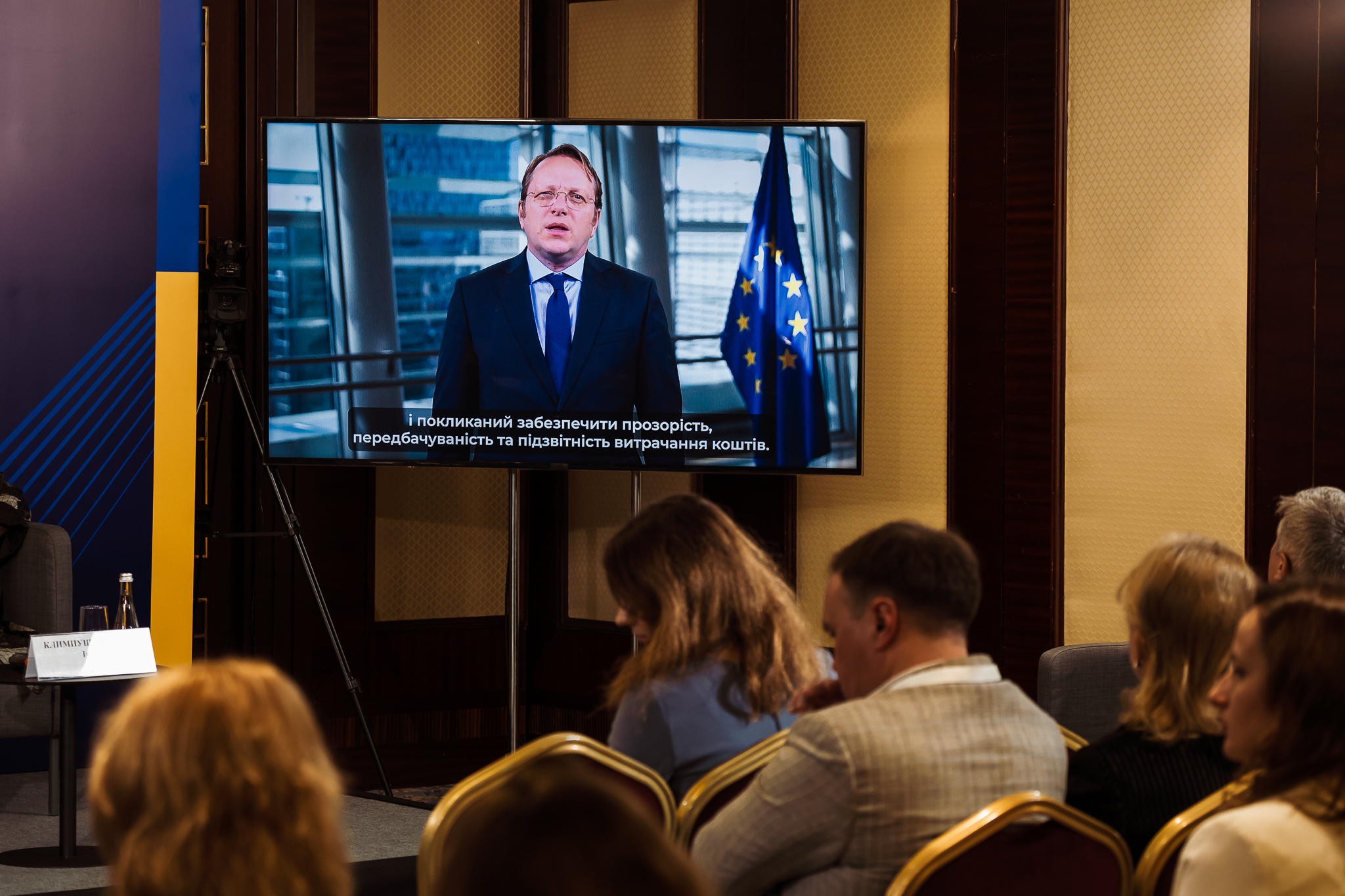 Olivér Várhelyi, Commissioner for Neighbourhood and Enlargement, European Commission. The Role of the Verkhovna Rada of Ukraine on the Path to Full Membership of Ukraine in the European Union, 29 March 2024, Kyiv, Ukraine. Photo: Internews Ukraine