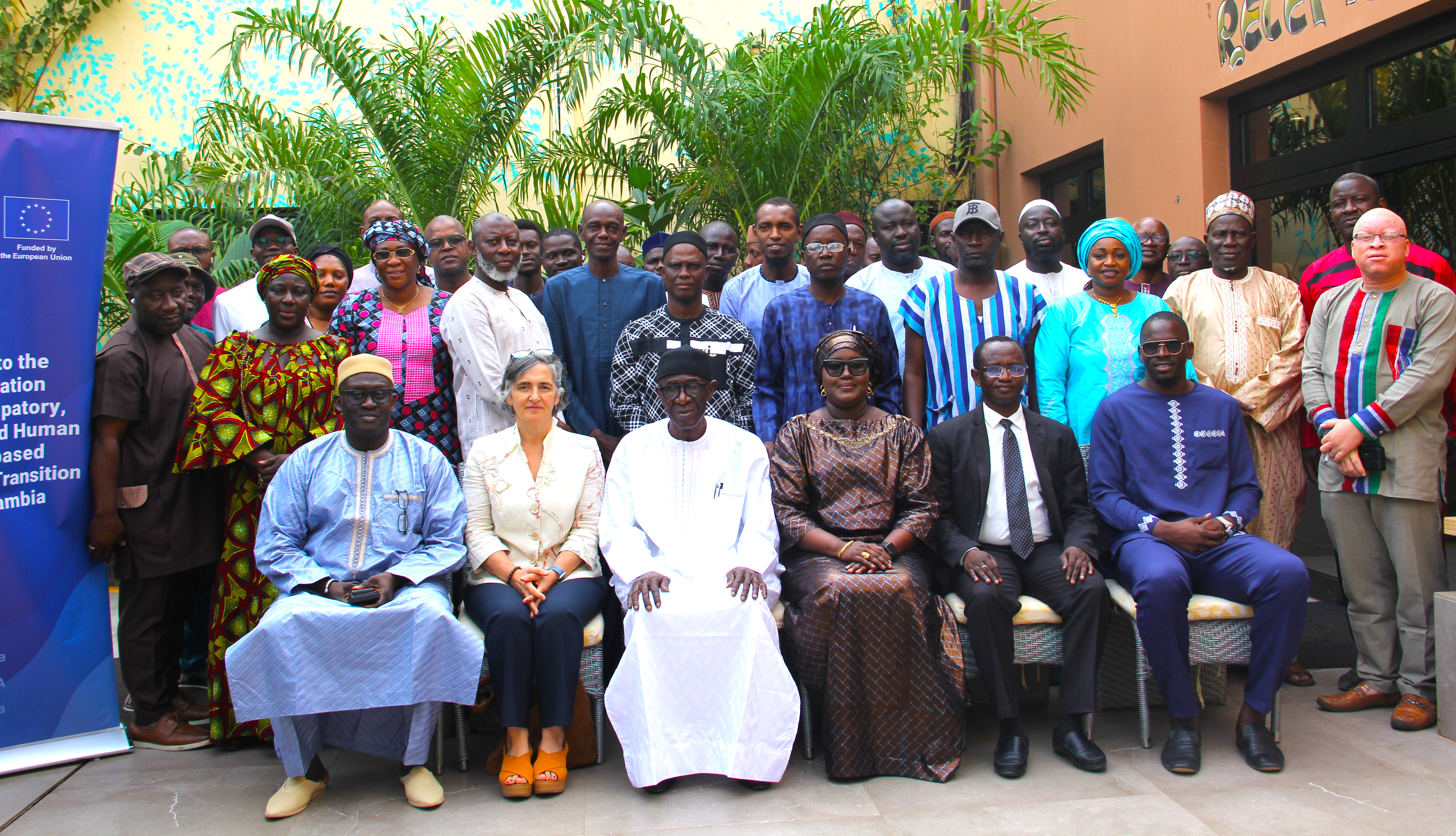 The European Union Ambassador to The Gambia, National Assembly Members and Leadership, Head of Internation IDEA Country Office and Staff 