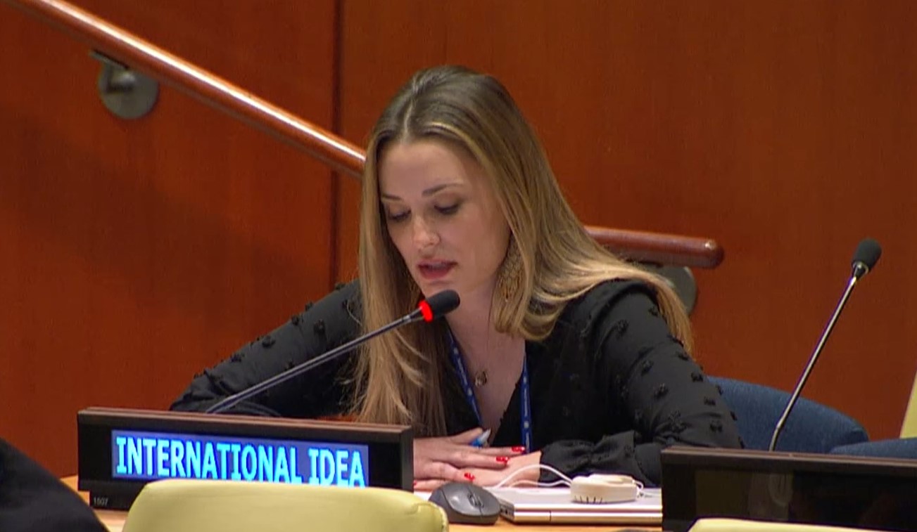 Statement delivered by Ms Amanda Sourek on behalf of International IDEA