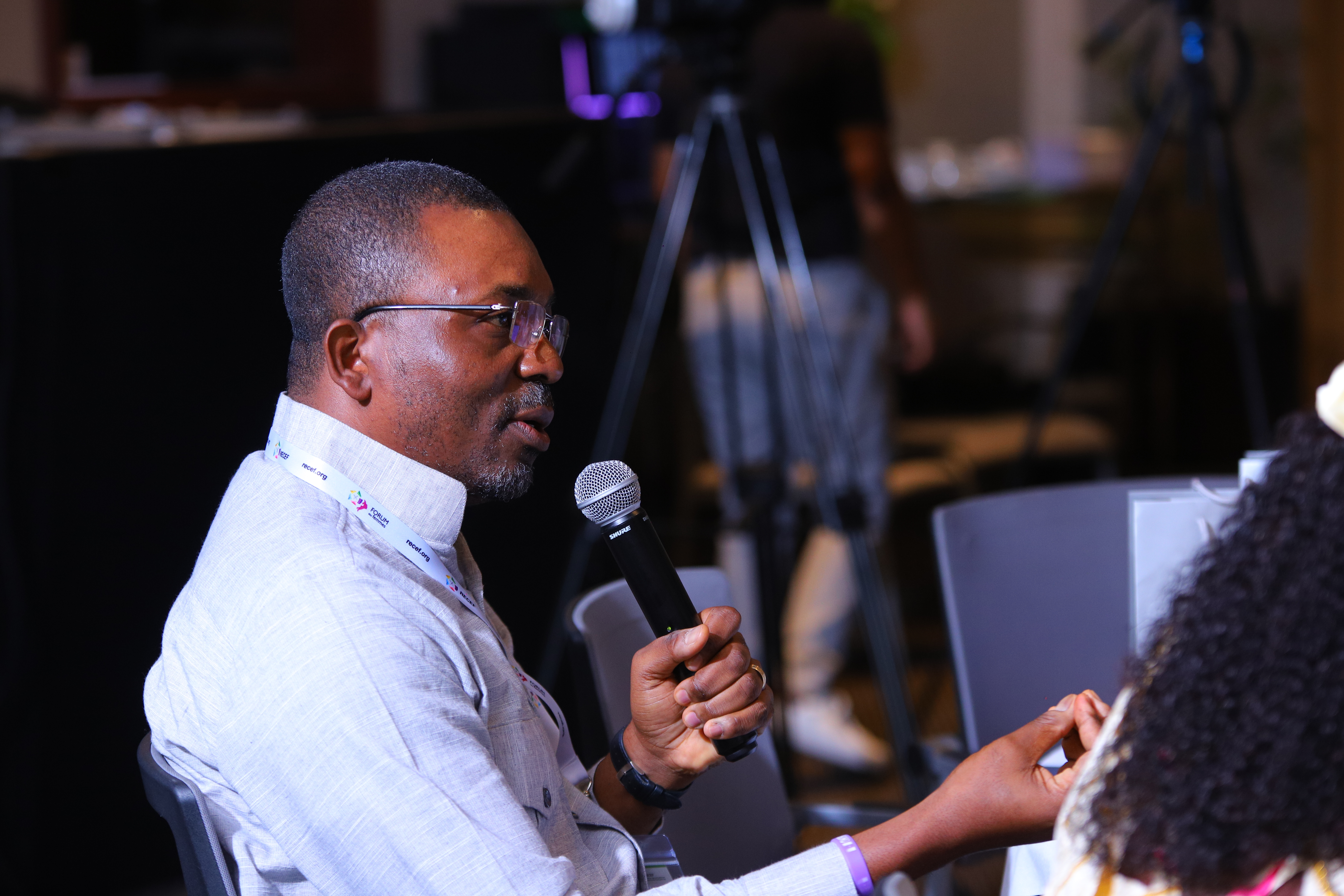 Mr. Mohamed Ntonye Ntoja, Advisor to the President, Elections Cameroon. Photo by Lume / International IDEA.