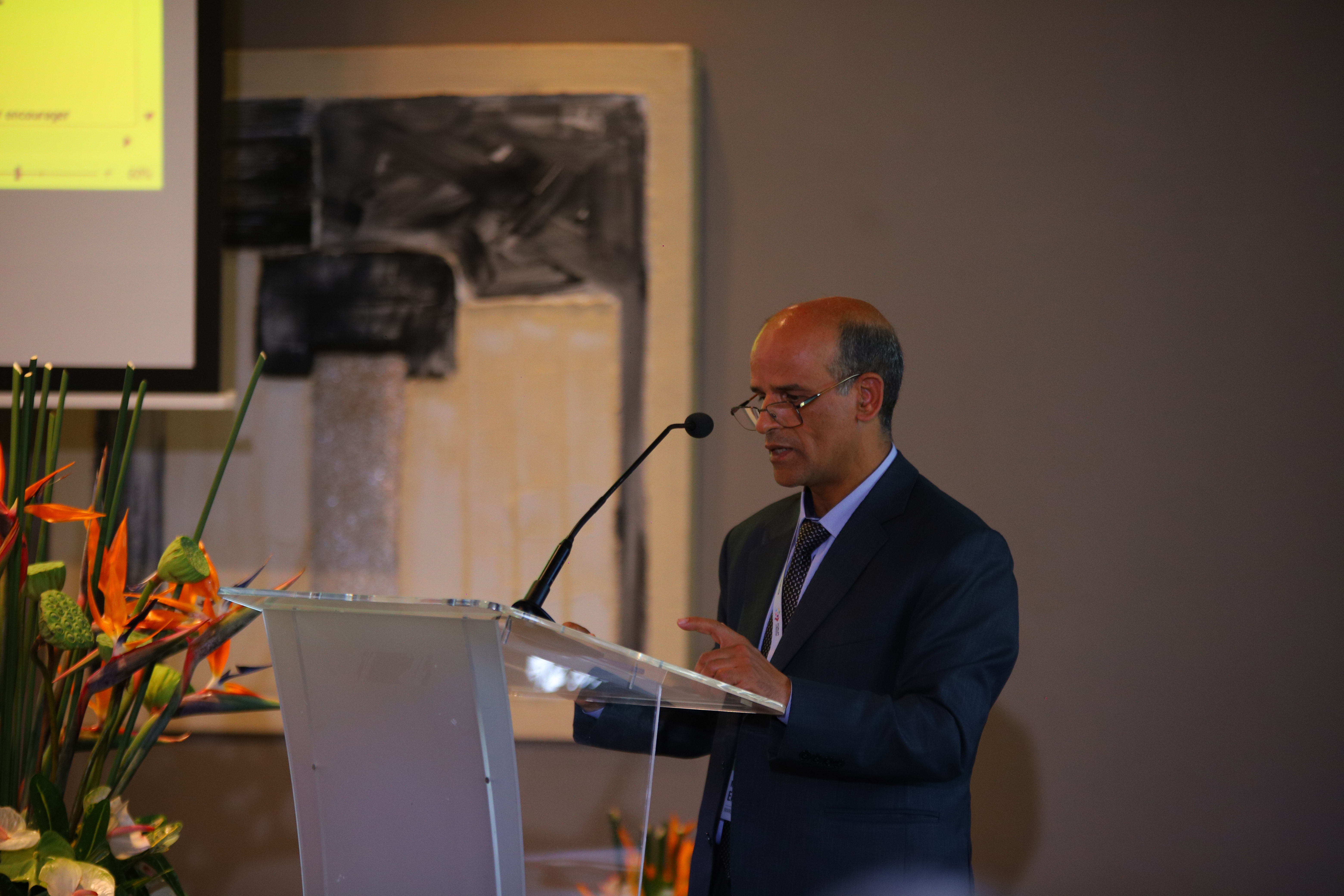 Mr. Mohamed Errerhaoui, Head of Division, Electoral Affairs Directorate, Ministry of the Interior of Morocco. Photo by Lume / International IDEA. 