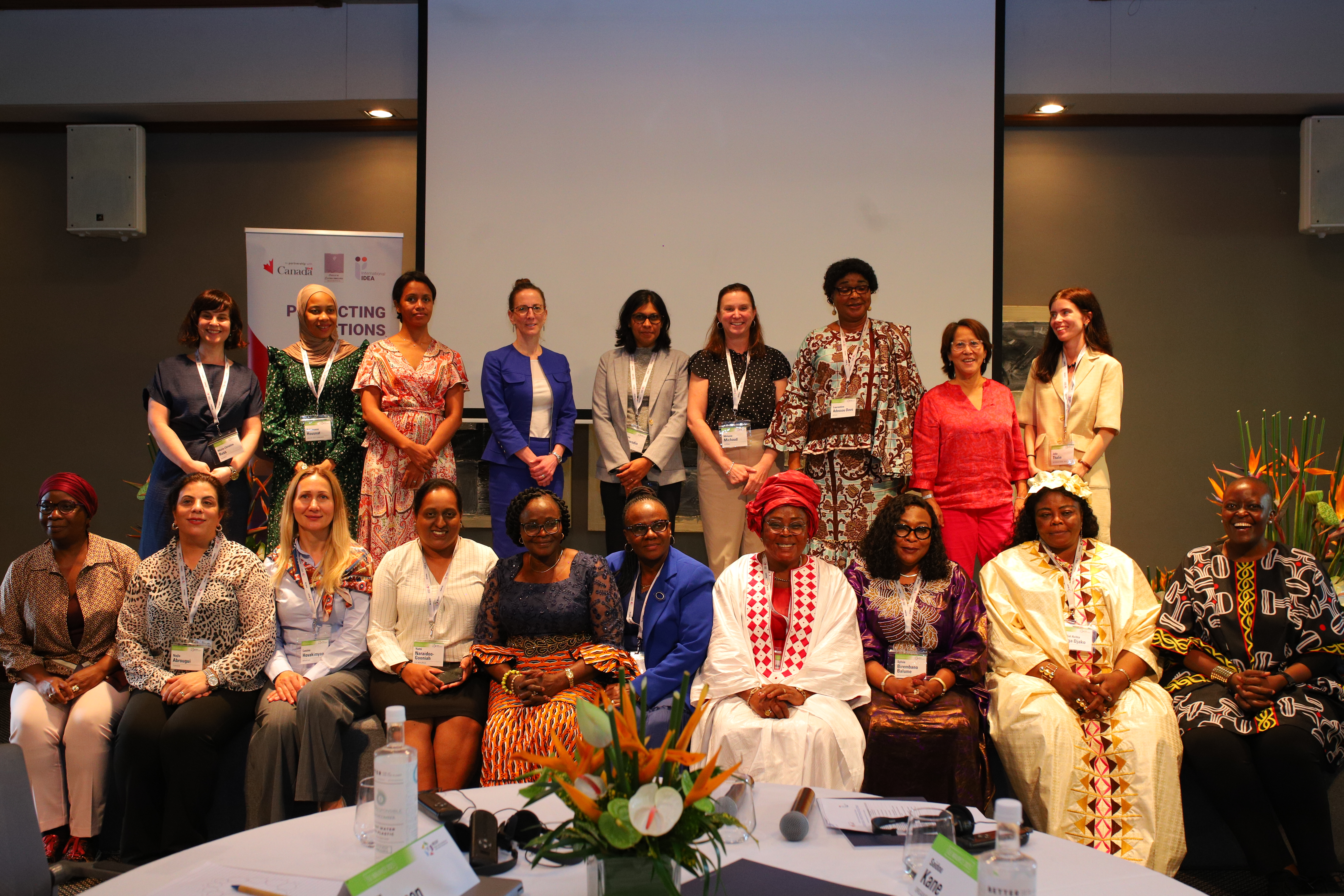 Group photo of all participating women. Photo by Lume / International IDEA.