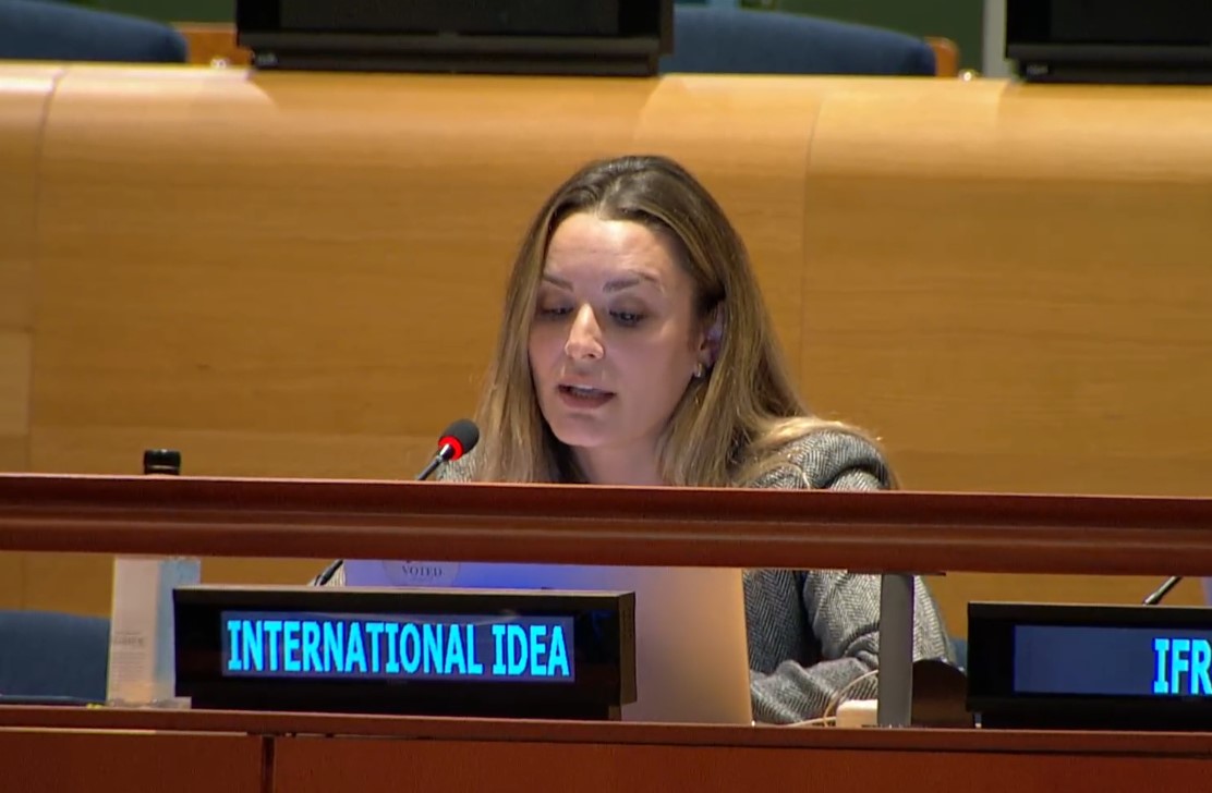 Statement delivered by Ms Amanda Sourek on behalf of International IDEA