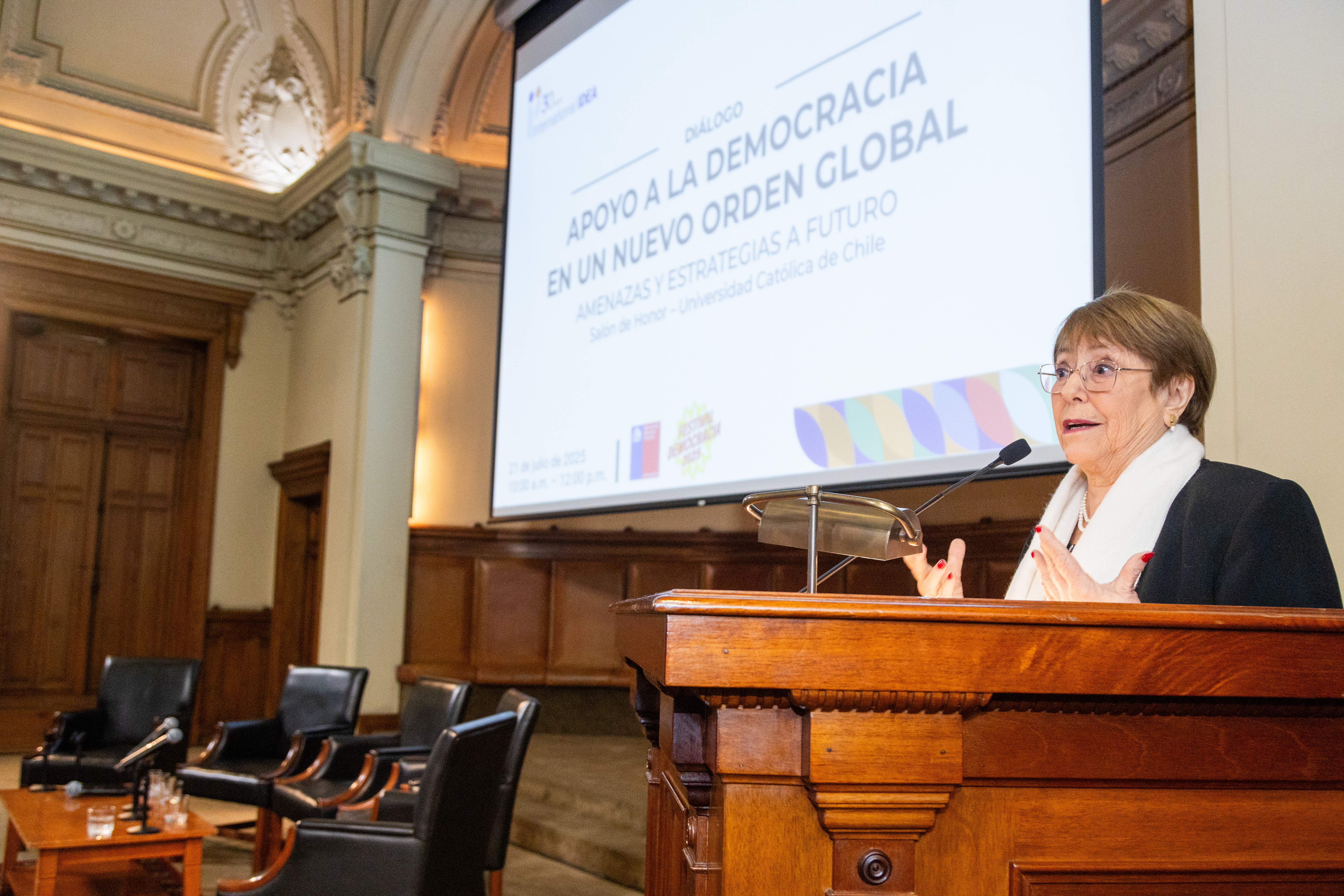 Michelle Bachelet, Expresidenta de Chile.