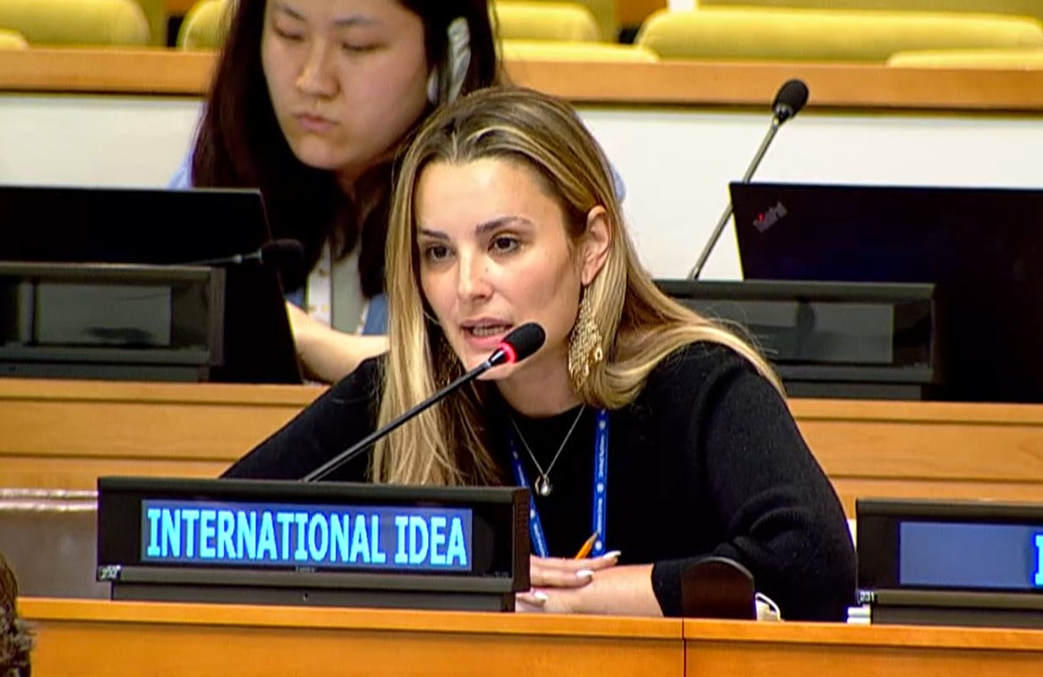Statement delivered by Ms Amanda Sourek on behalf of International IDEA