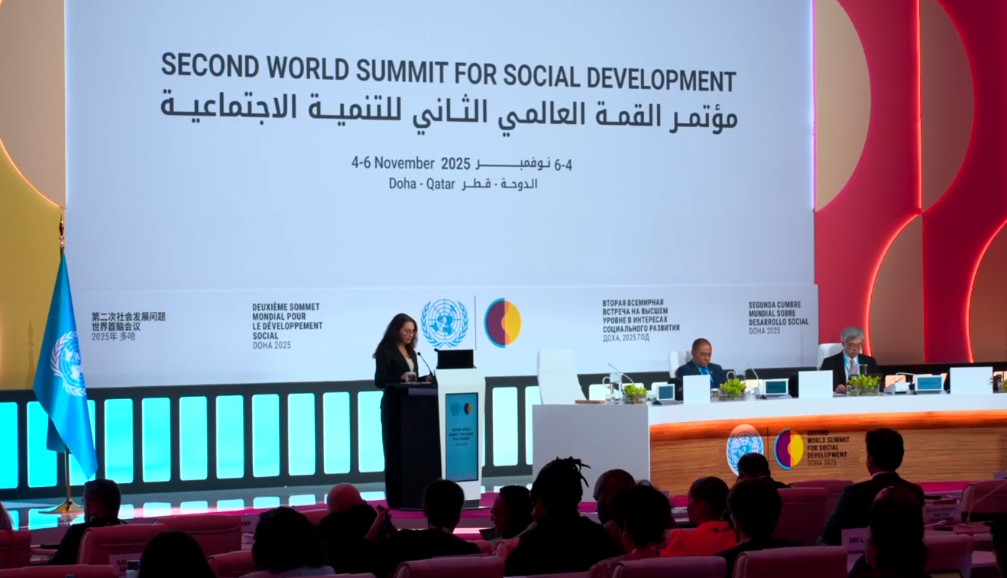 Statement delivered by Ms. Annika Silva-Leander at the Second World Social Summit in Doha, Qatar.