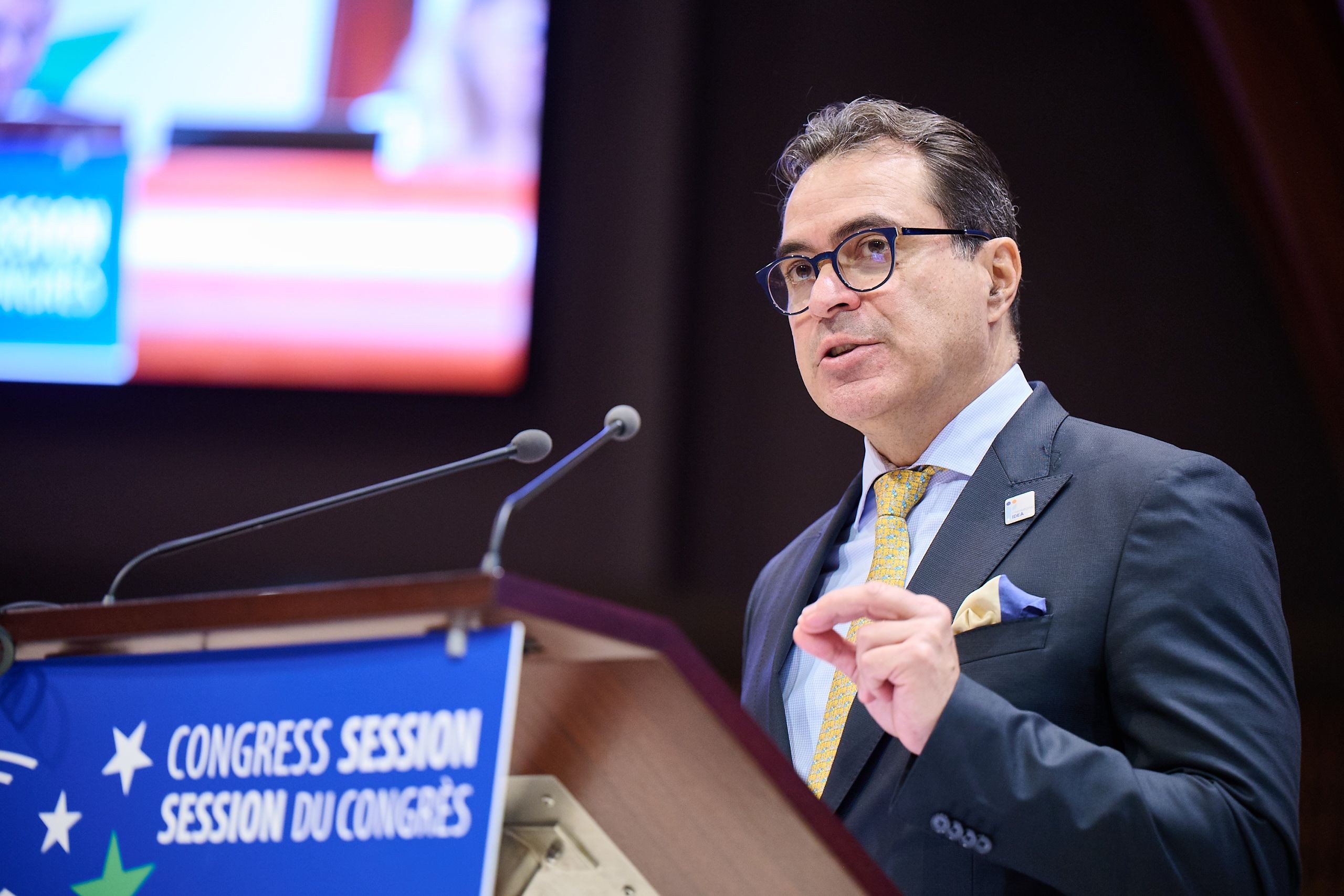 Kevin delivered a keynote statement today at the 50th Congress of Local and Regional Authorities of the Council of Europe in Strasbourg..