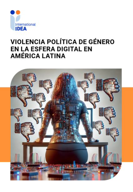 Portada de la publicación «Violencia política de género en la esfera digital en América Latina».