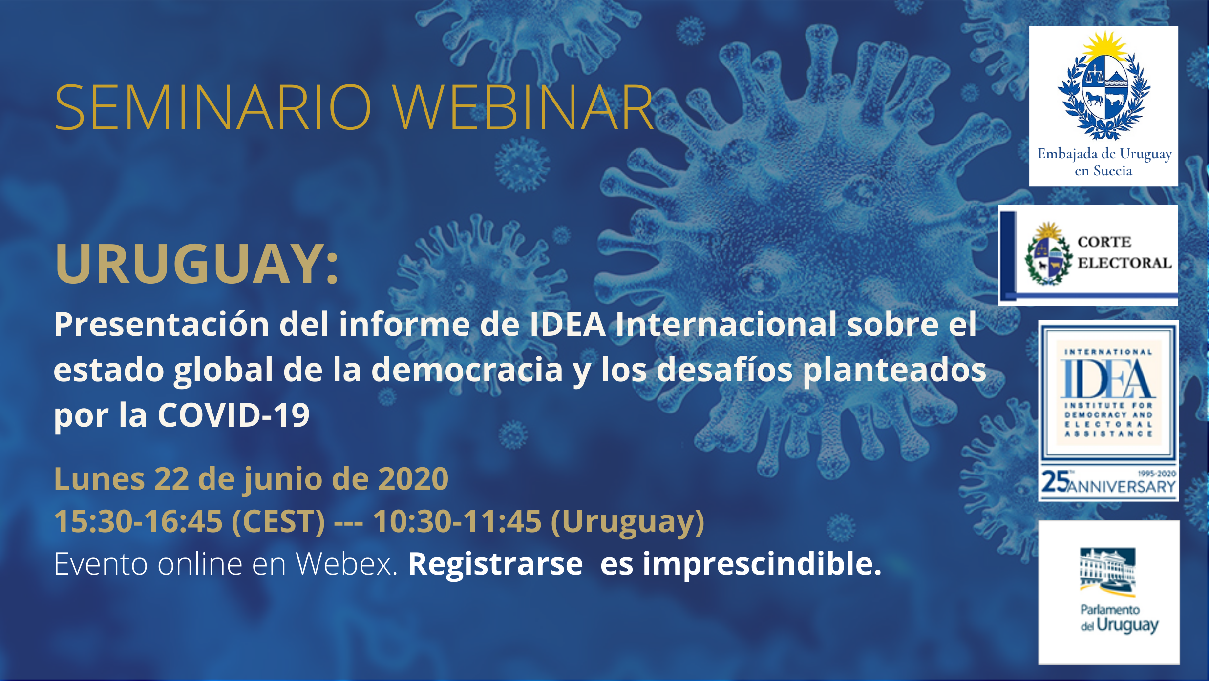 Uruguay: Presentación del informe de IDEA Internacional sobre el estado global de la democracia y los desafíos planteados por la COVID-19
