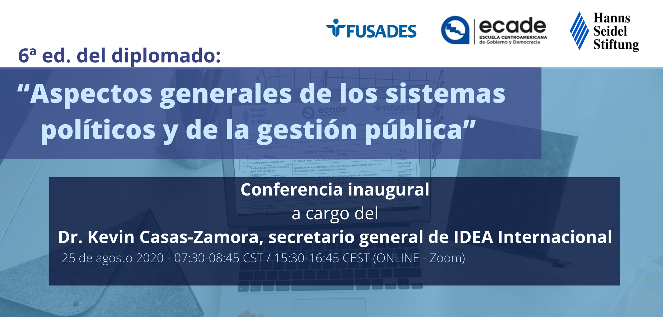  Lección inaugural de la sexta edición del  diplomado “Aspectos Generales de los sistemas políticos y de la gestión pública”