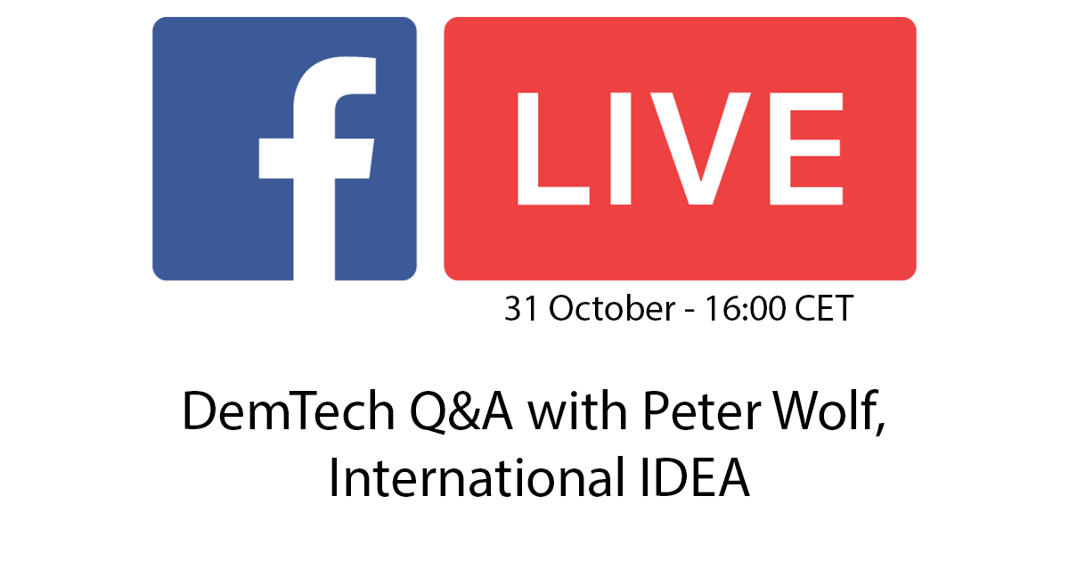 DemTech Q&A with Peter Wolf, International IDEA