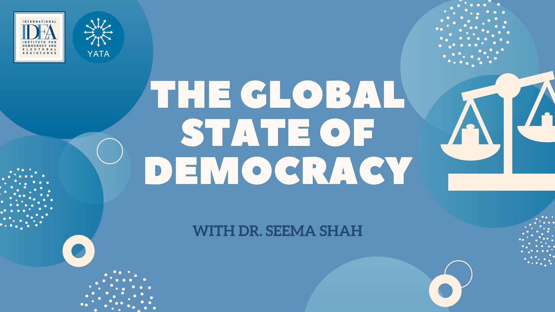 Presentation of the Global State of Democracy (GSoD) 2021 Report, in
