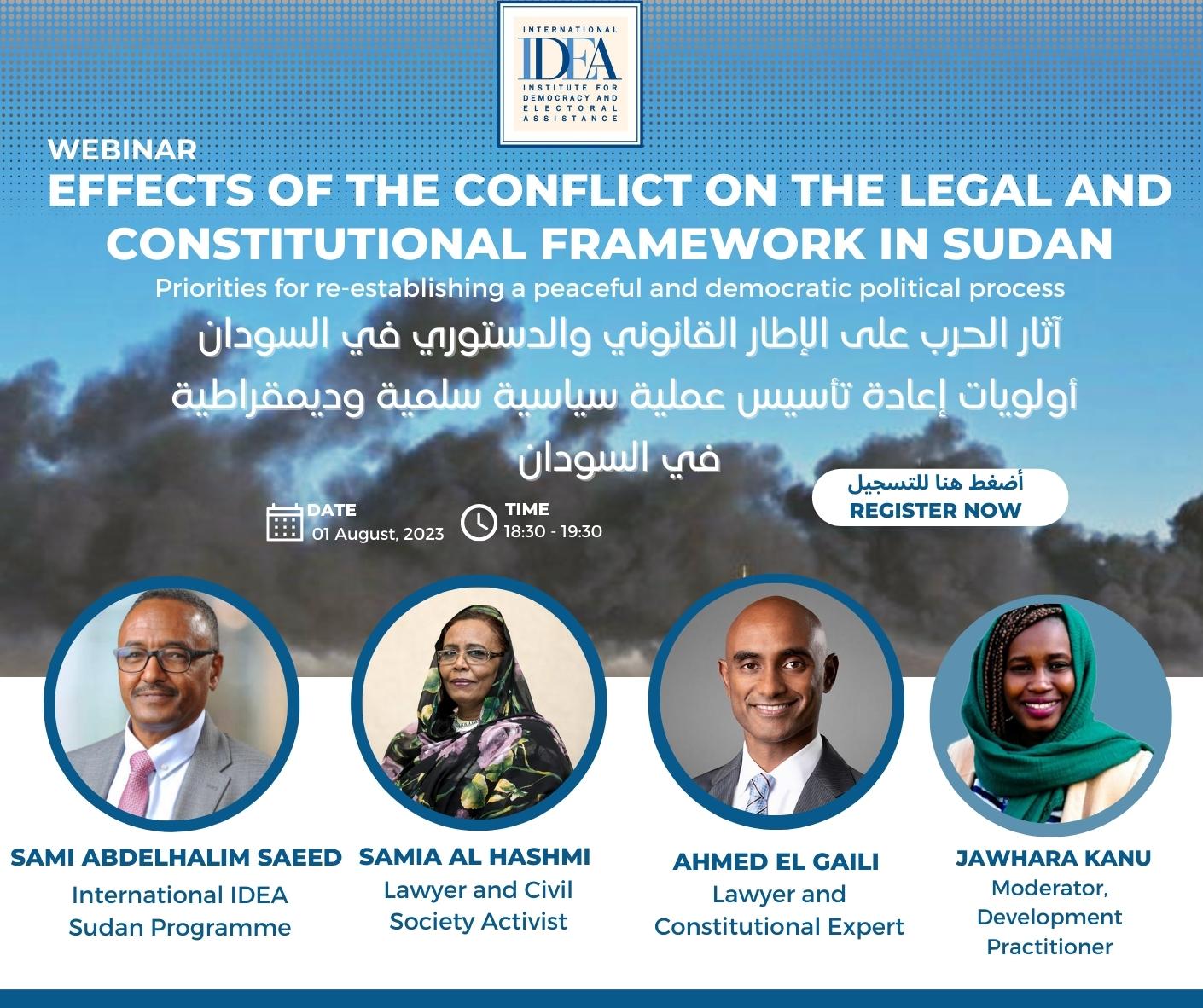 Effects of the Conflict on the Legal and Constitutional Framework in Sudan - Vimarsana News