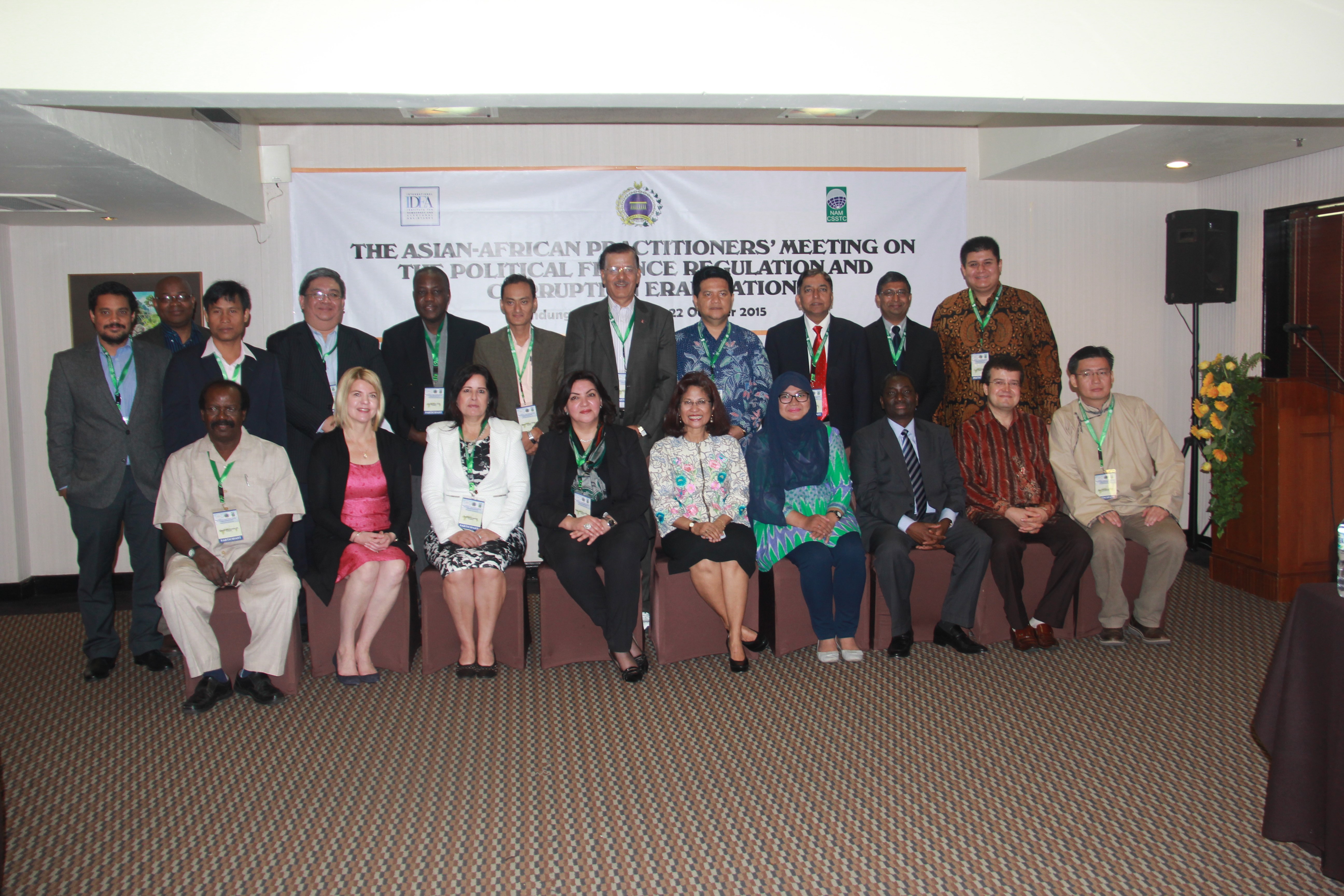 Asian-African practitioners’ meeting on political finance regulation and the eradication of corruption