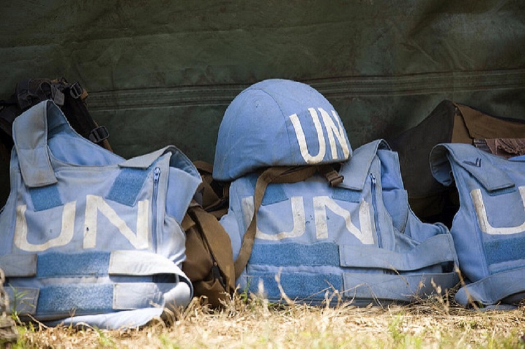 UN Peacekeeper Helmets Image: UN Photo