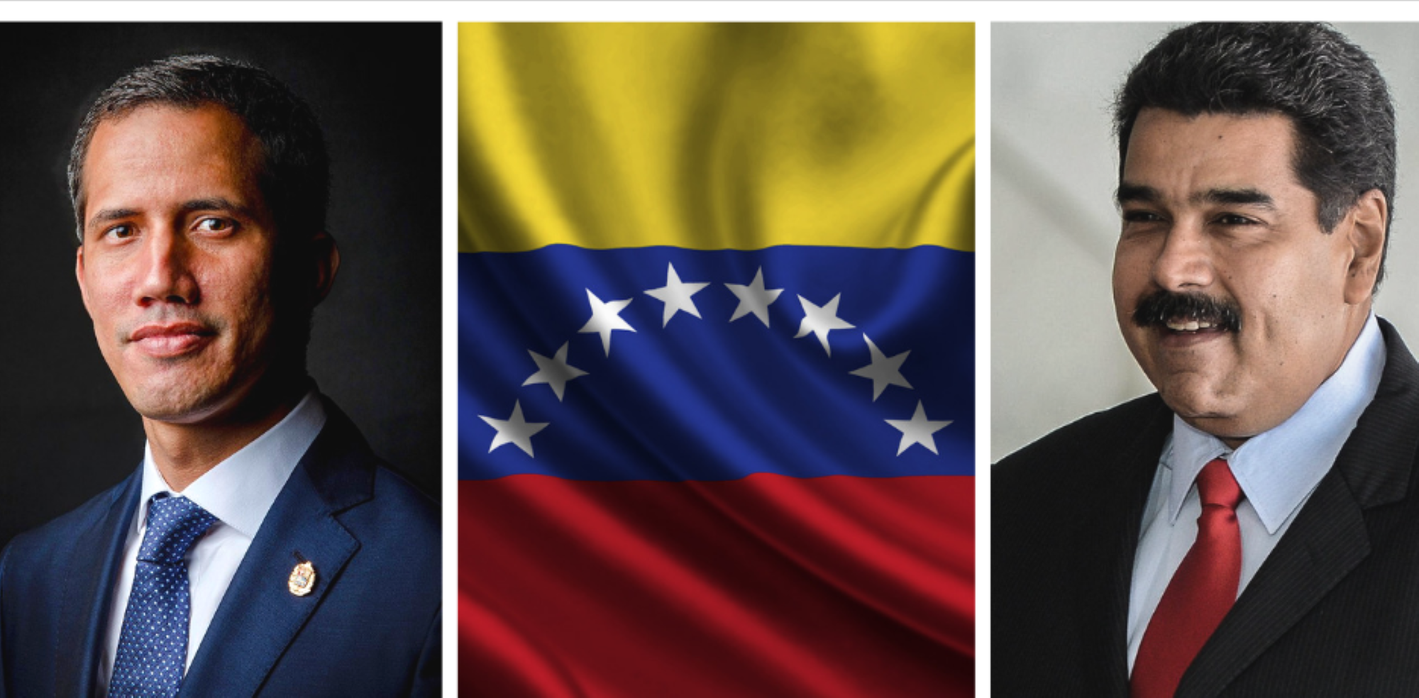 Juan Guaidó y Nicolás Maduro