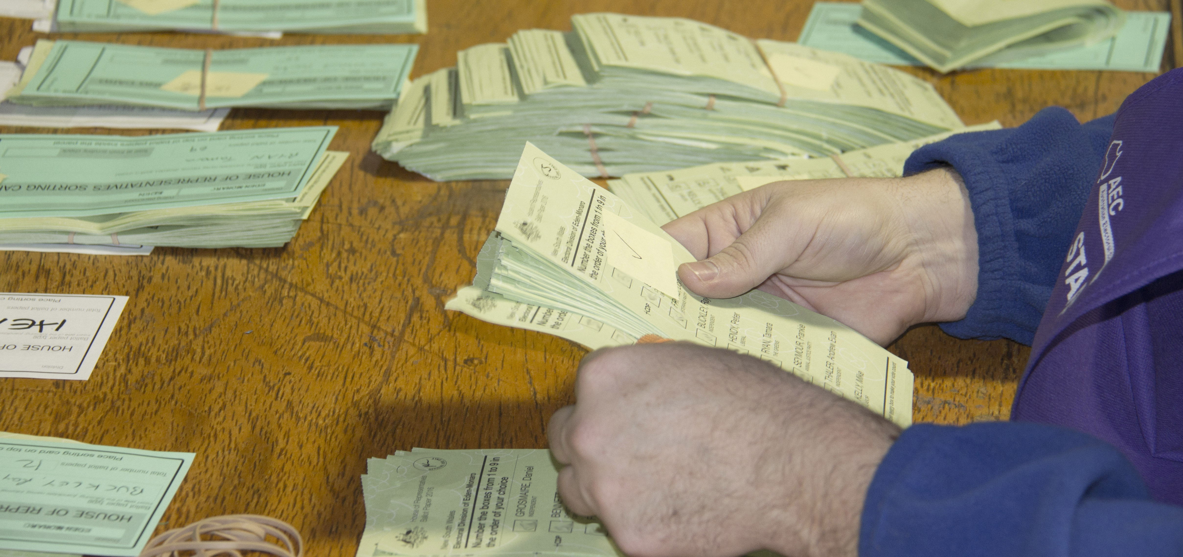 House of Representatives counting.