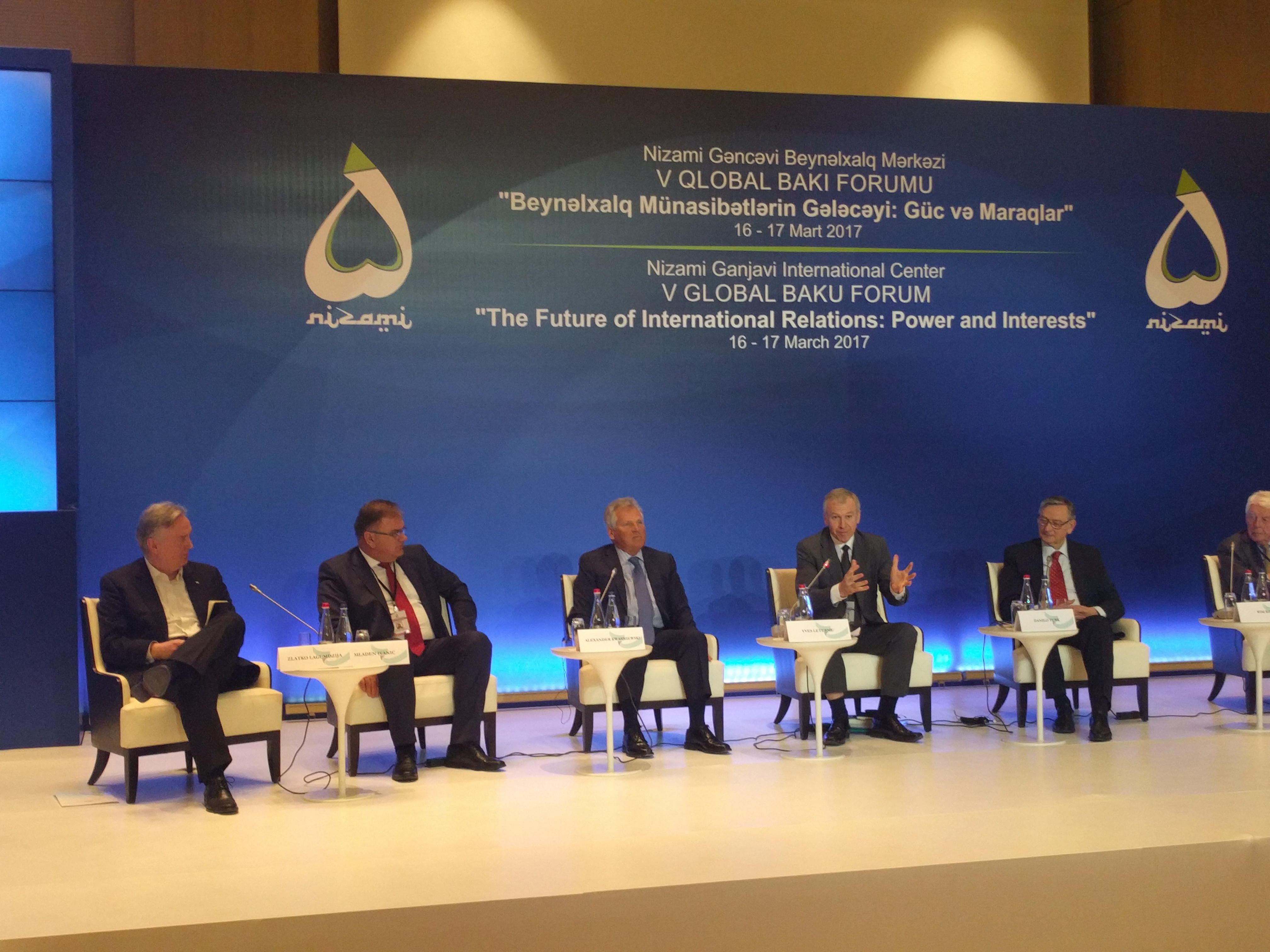 International IDEA Secretary-General participates in panel on the Future of Europe at 5th Global Baku Forum