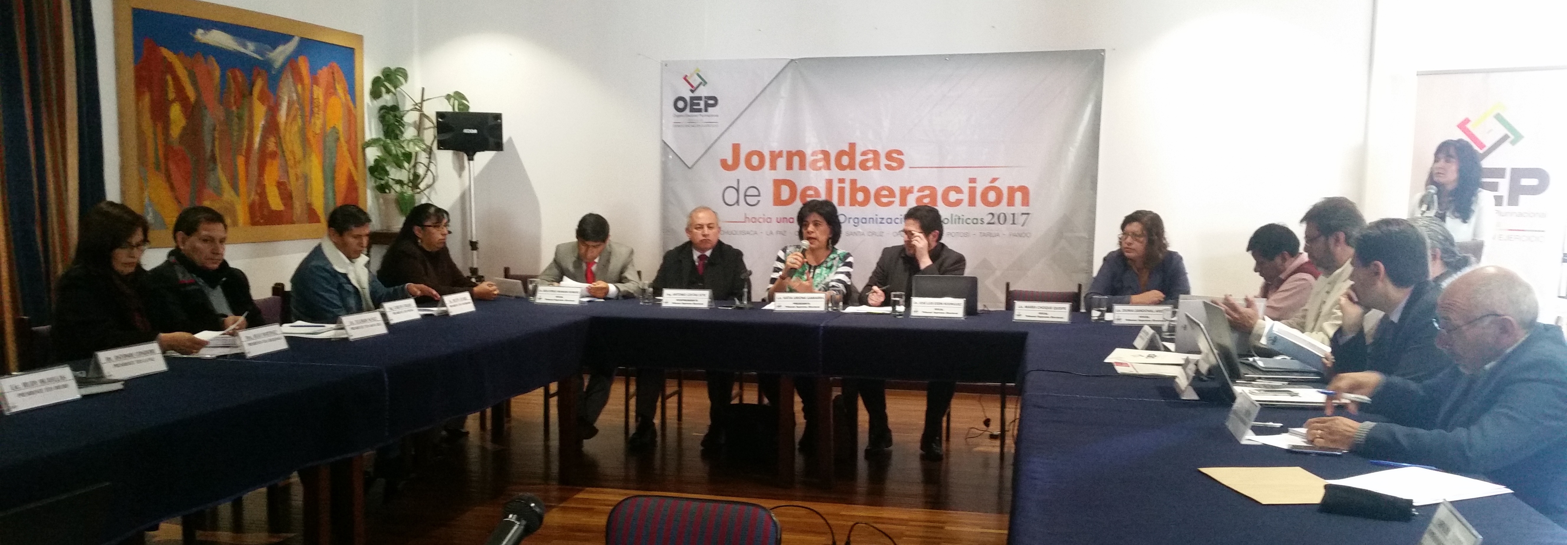 IDEA Internacional apoya el proceso de diálogo plural y participativo para la reforma de la Ley de Organizaciones Políticas en el Estado Plurinacional de Bolivia. Crédto foto: IDEA Internacional.