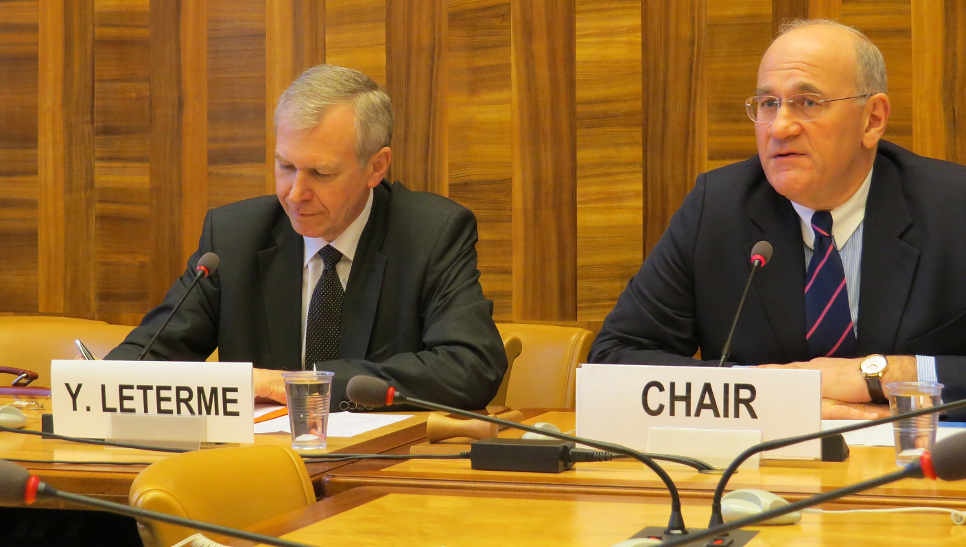 Yves Leterme at the UN Office in Geneva