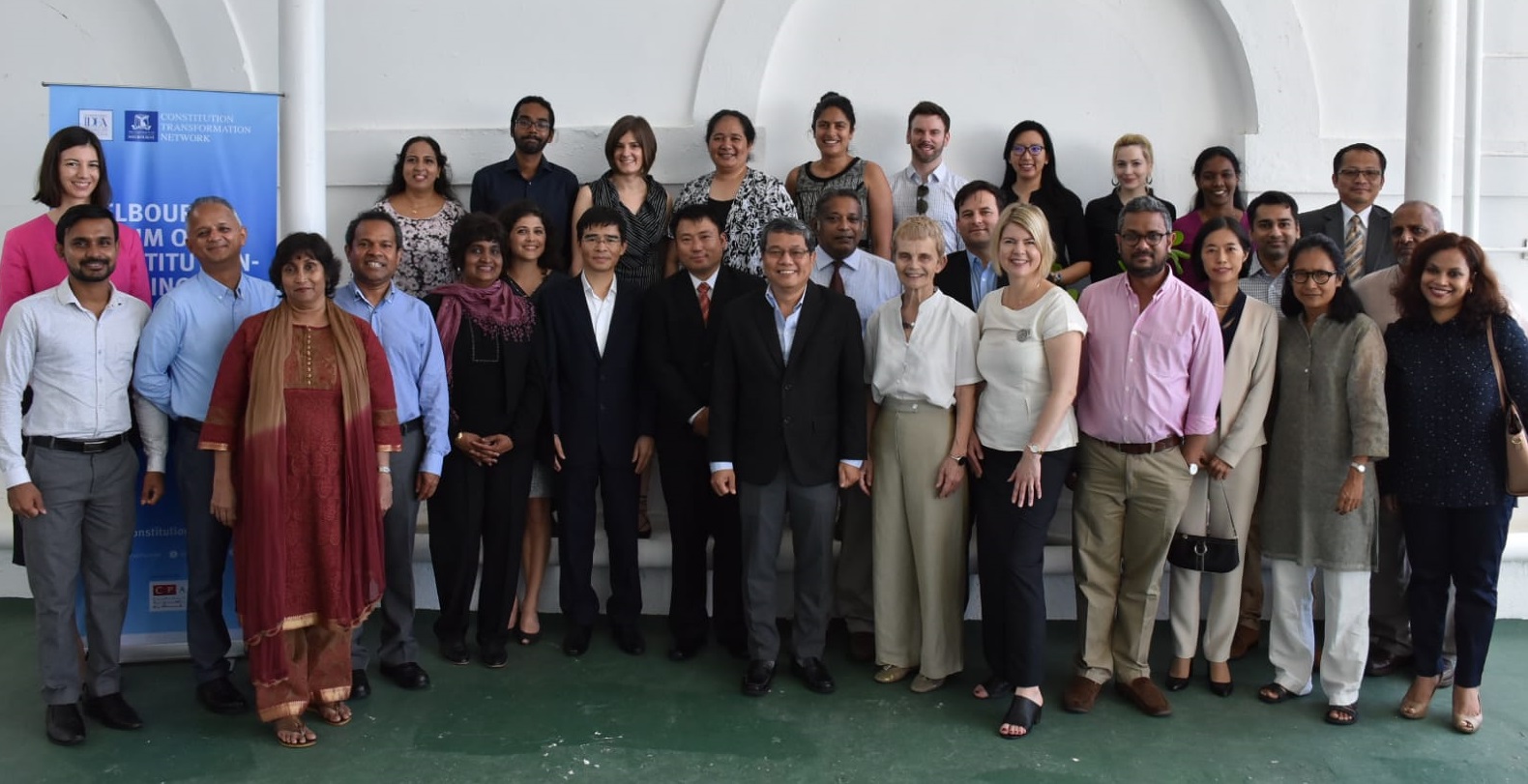 Third Annual Melbourne Forum participants from all over Asia and the Pacific gather to share regional insights on constitution-building. Image credit: Melbourne Forum