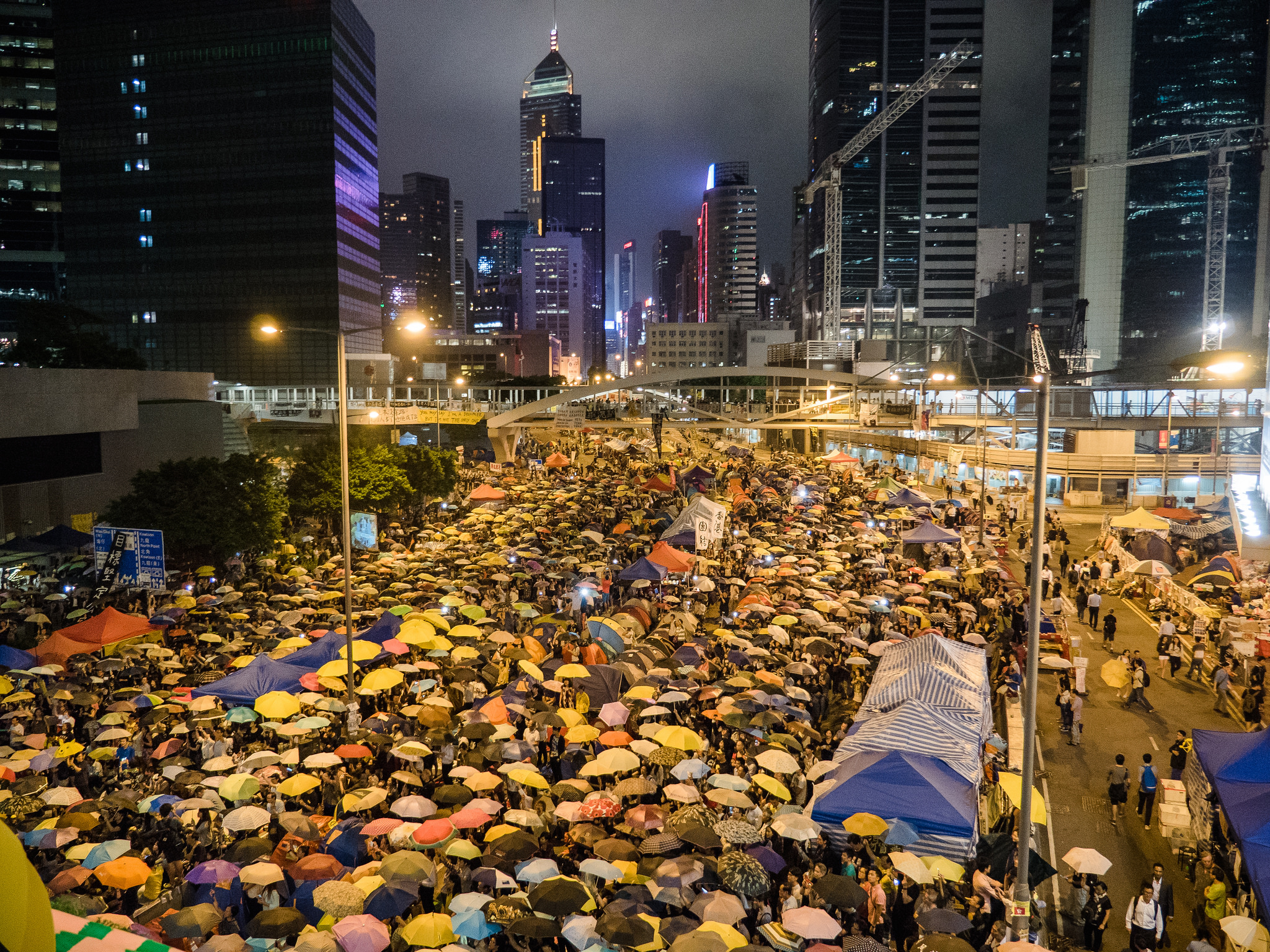 31th Day Hong Kong Umbrella Revolution
