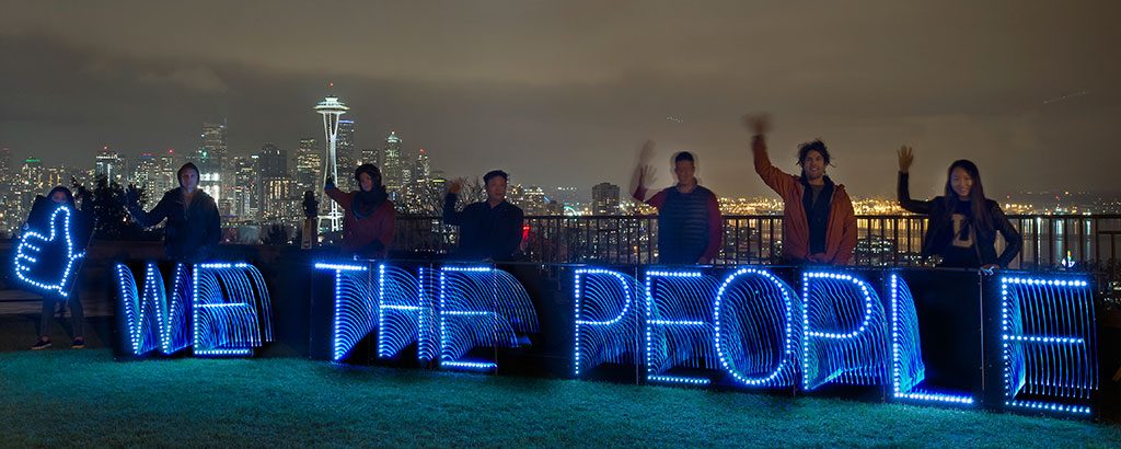 We the people. Image: Joe Brusky