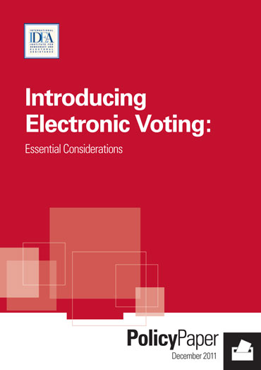 term paper on electronic voting