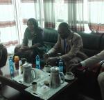 Minata Samate Cessouma meets with Adebayo Olukoshi 