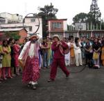 Five open-air theatre performances on federalism were held on different campuses in Kathmandu Valley