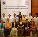 International IDEA’s MyConstitution programme in Myanmar held several workshops on a variety of constitutional topics, including Emergency Provisions in Federal Constitutions. Photo credit: International IDEA