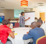 Formación sobre gestión centrada en resultados, transparencia y rendición de cuentas a las alcaldesas haitianas, abril 2017.
